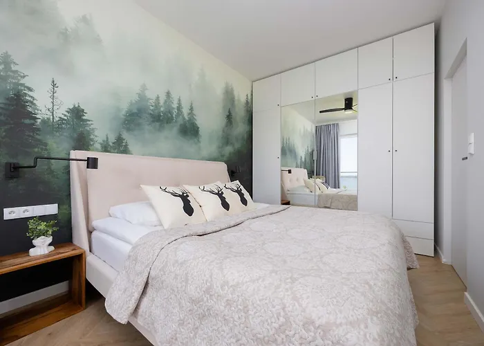 Apartament Modern By The With Parking & Sauna In By Renters Zegrze